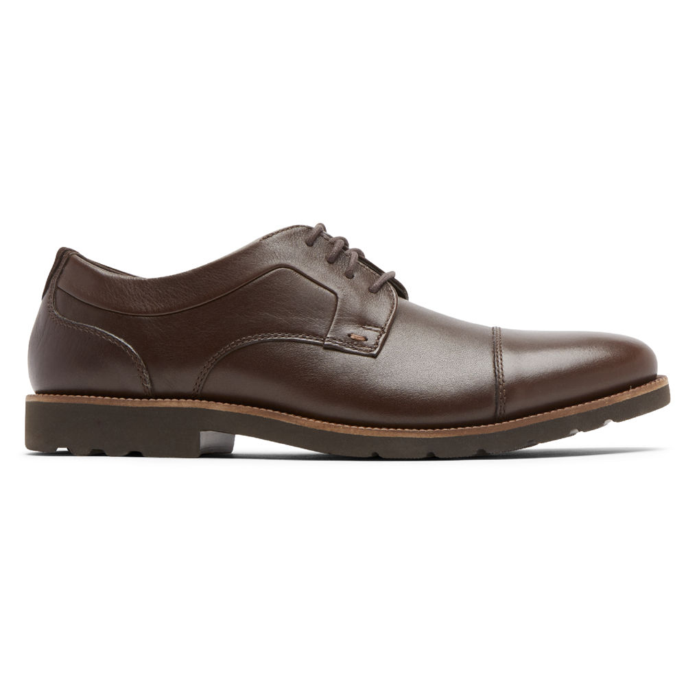 Rockport Oxfords Herre Mørke Brune - Sharp & Ready 2 Cap Toe - YVQK30475